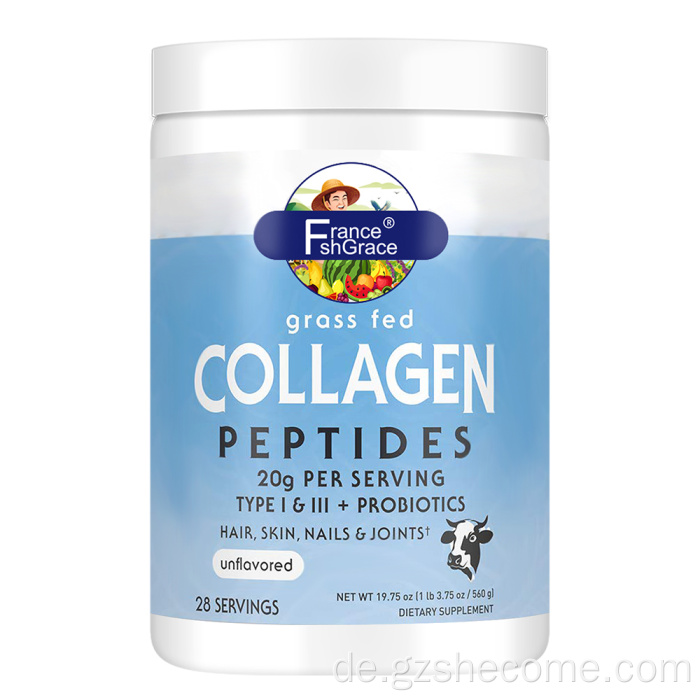 Kollagen verstärkte Haut -Multi -Kollagen -Peptidepulver